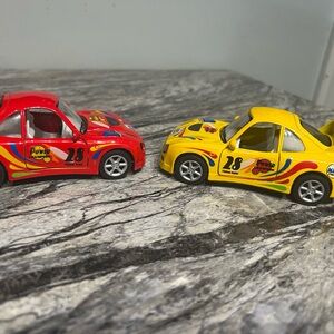 Toy Cars - Red and Yellow